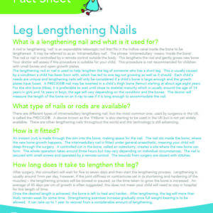 Leg lengthening nails factsheet thumbnail